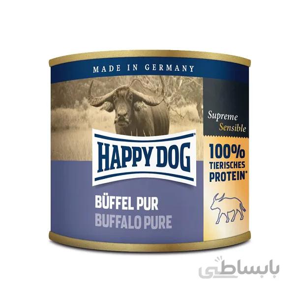کنسرو سگ هپی داگ Buffalo Pure وزن 400 گرمی