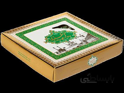 گز مظفری 40% مغز پسته مخصوص لقمه‌ای 450 گرمی | عسلی شیرخشتی