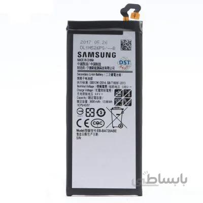 باتری موبایل سامسونگ مدل A7 2017 ظرفیت 3600mAh میلی آمپر ساعت