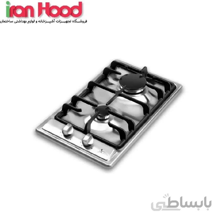 اجاق گاز صفحه ای اخوان 2 شعله سری گیتا مدل Gi26 ا AKHAVAN GITA Gi26 GAS STOVE