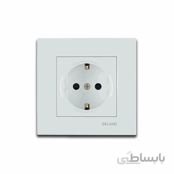 پریز برق ارت‌ دار دلند مدل آسا