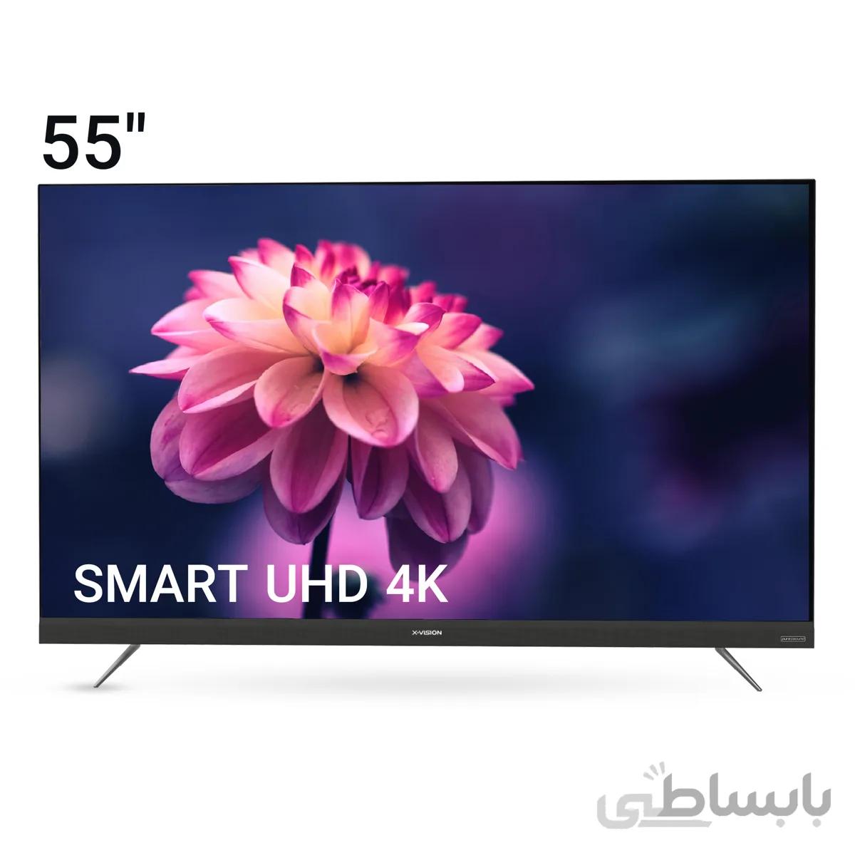 تلویزیون ال ای دی هوشمند ایکس ویژن مدل 55XTU835 سایز 55 اینچ