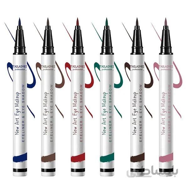 خط چشم حرفه ای رنگی تایلامی (Tailaimei Professional New Art eye Makeup Eyeliner & Eye Shadow)
