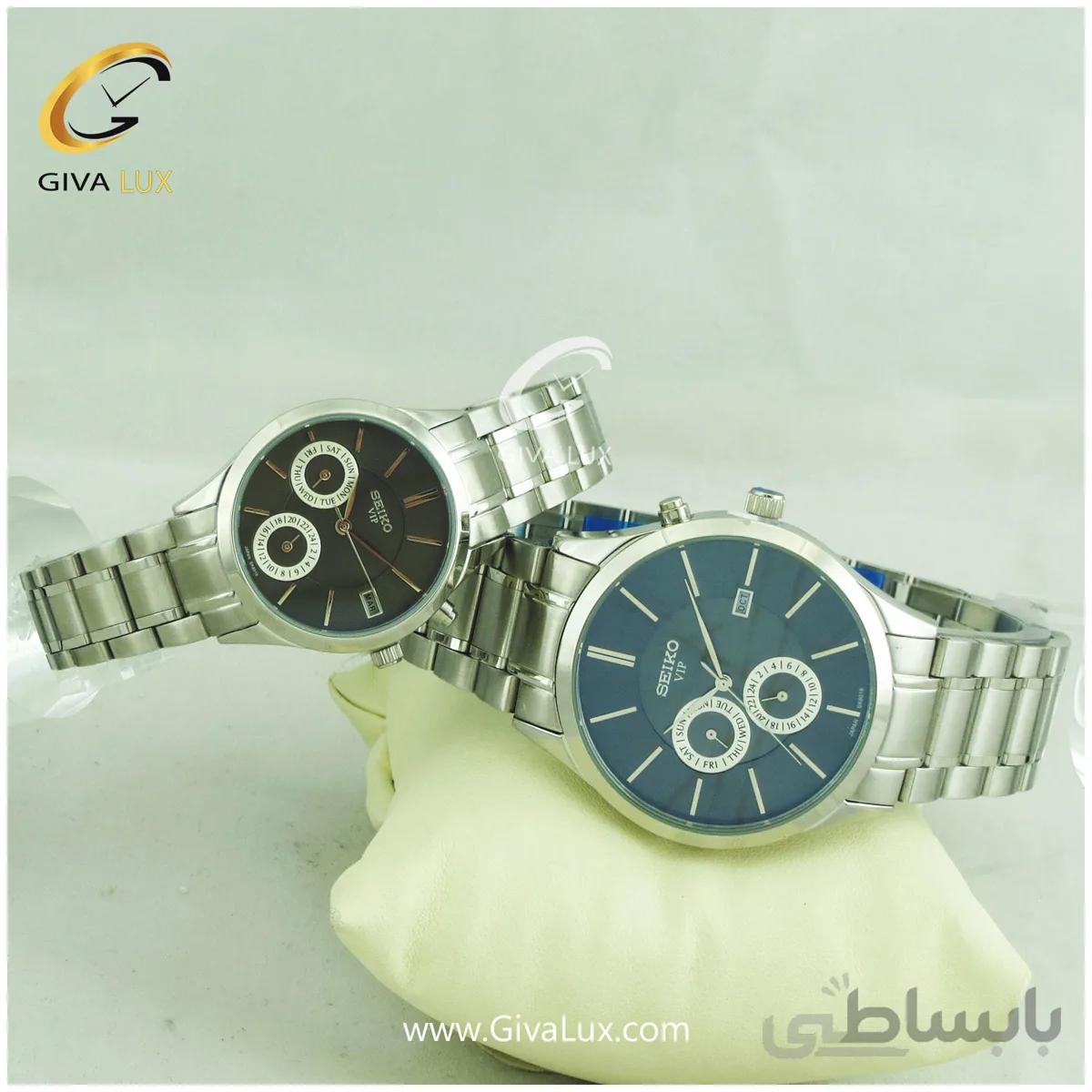 ست ساعت مچی سه موتوره فول تایم سیکو