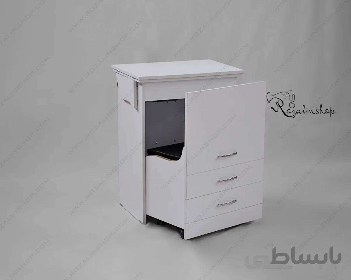 میز چرخ خیاطی آسانسوری ا میز چرخ خیاطی آسانسوری