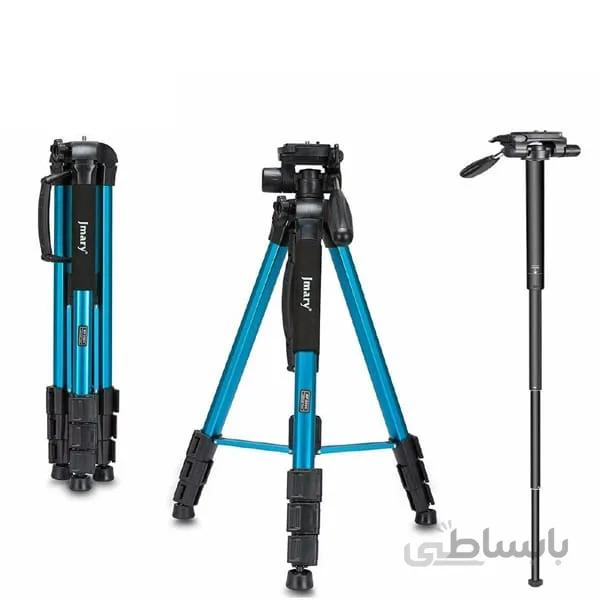 سه پایه دوربین جیماری (Jmary KP-2264 Camera Tripod (Blue