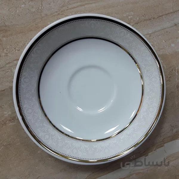نعلبکی (زیر استکان) تقدیس گل آرایی یوری طلا