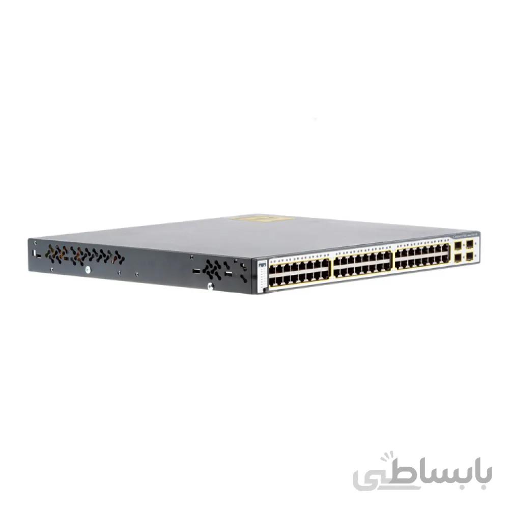 سوئیچ شبکه سیسکو 48 پورت WS-C3750G-48PS-S