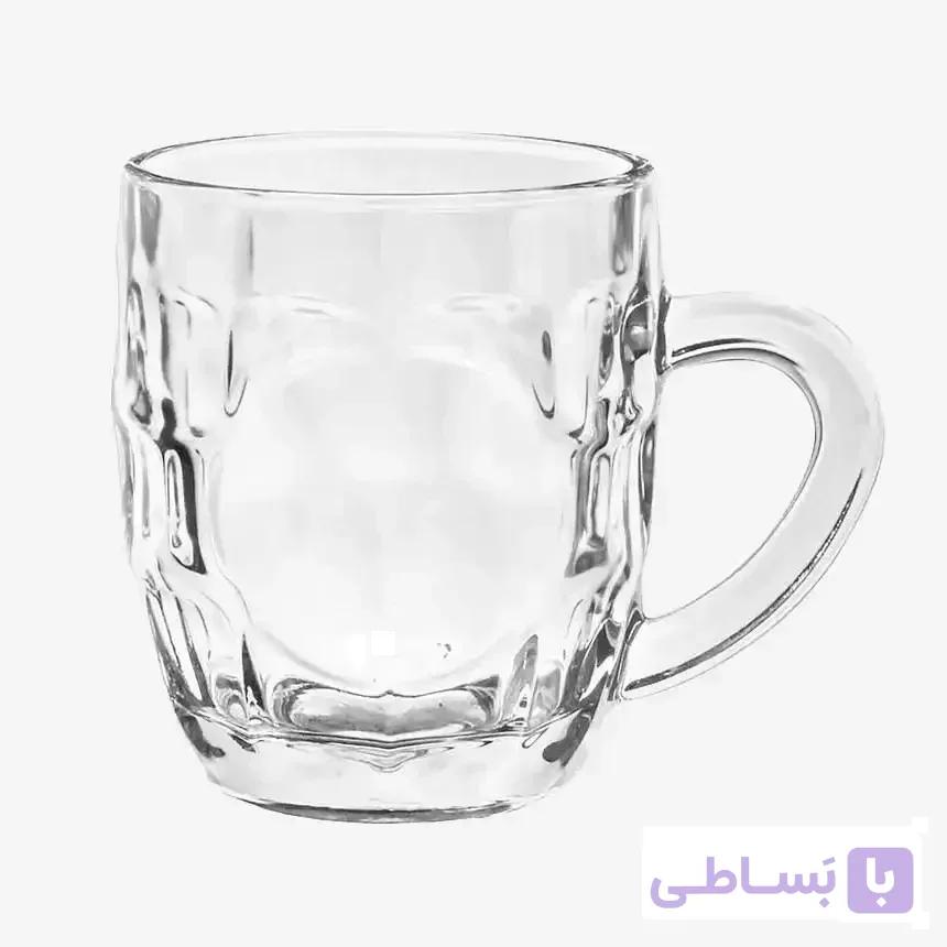 لیوان دسته دار بشکه ای عینکی کوچک لومینارک Luminarc