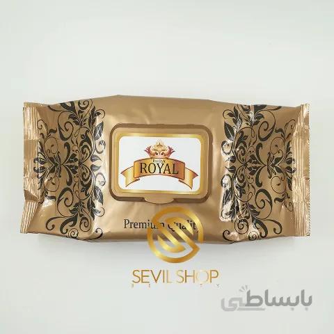 دستمال مرطوب رویال 90 برگی