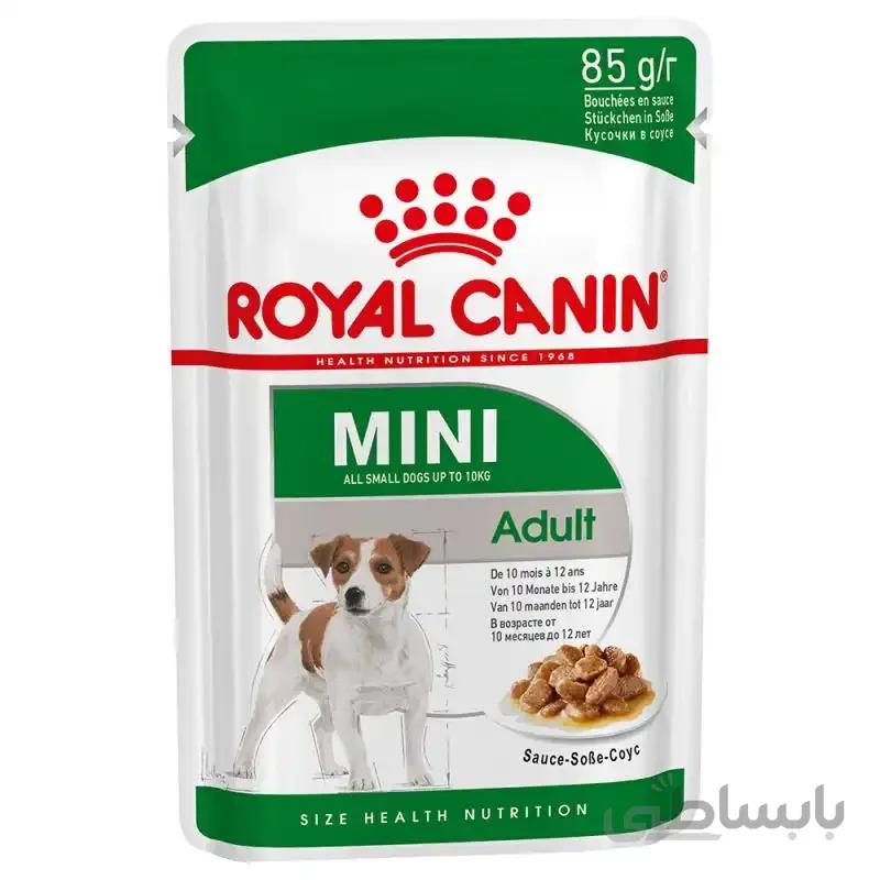 پوچ سگ رویال کنین مدل Mini Adult وزن 85 گرم