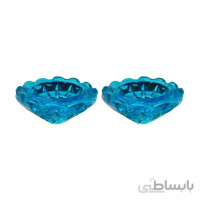 جاشمعی شیشه ای بسته 2 عددی مدل STC371