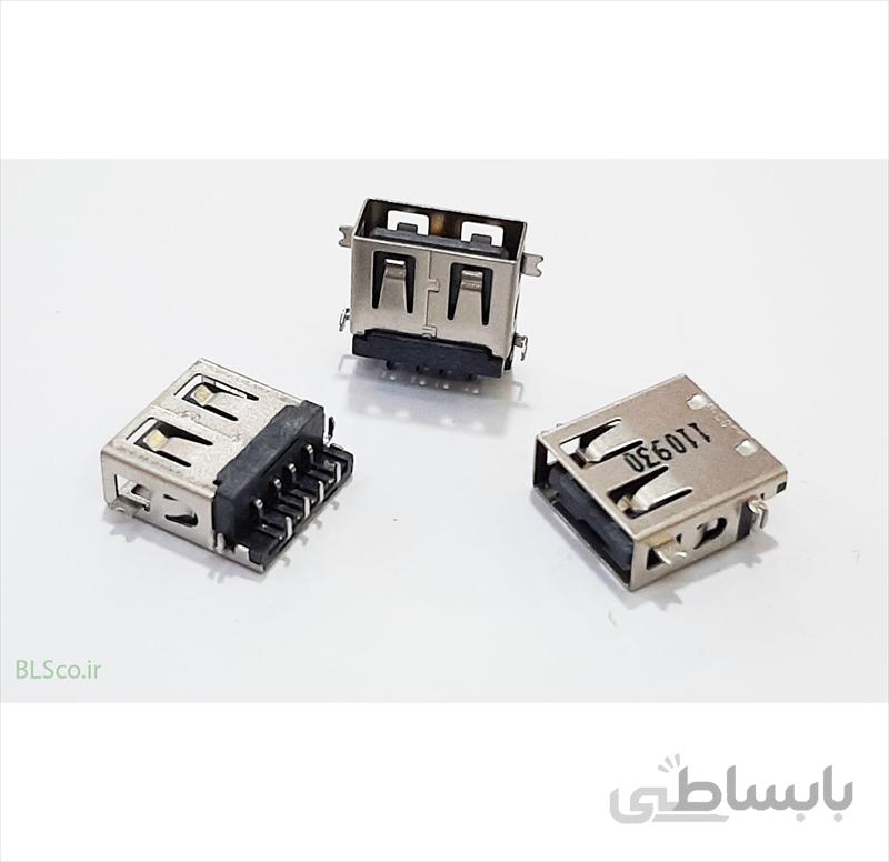 جک USB2 لپ تاپ کد 617 ا USB 2.0 Port Jack Socket