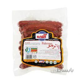 سوسیس پالرمو 90 درصد گوشت و مرغ آندره وزن 300 گرم