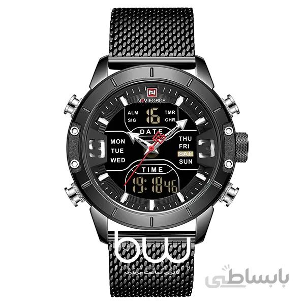 ساعت مچی نیوی فورس مردانه | Naviforce 9153 Black