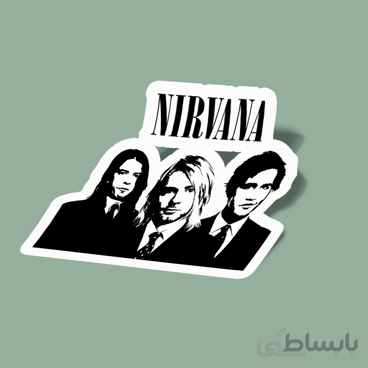 استیکر Nirvana Band