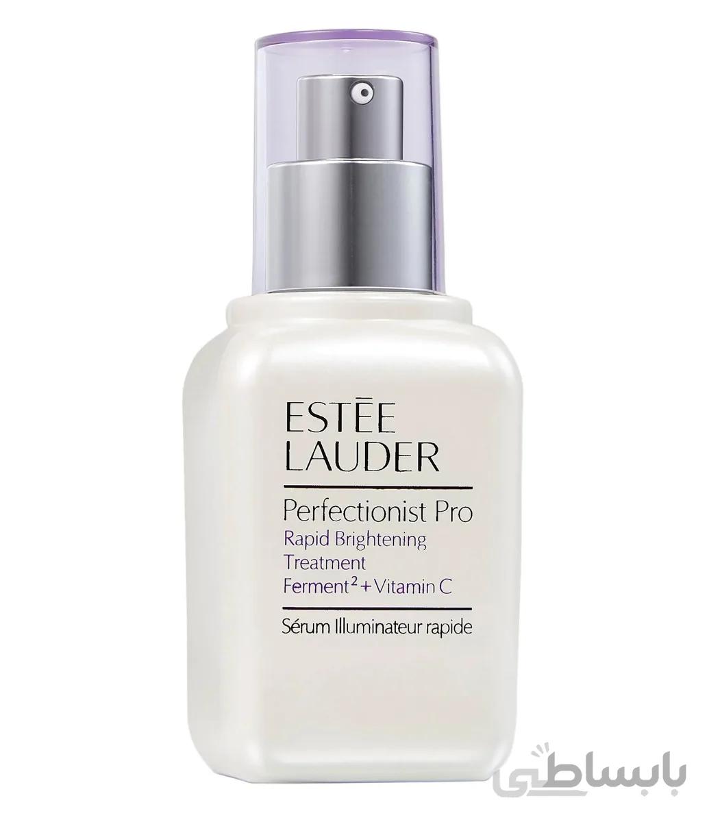 سرم روشن‌کننده ویتامین سی و ترمیم‌کننده قوی استی لادر Estee Lauder مدل پرفکشنیست پرو Perfectionist Pro حجم 100 میل| ضدلک و روشن‌کننده ا Estee Lauder Perfectionist Pro Serum Rapid Brightening Treatment with Ferment² + Vitamin C