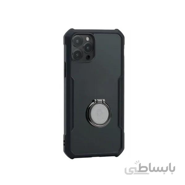 قاب موبایل مدل Stylishly Tough مشکی با استند مناسب برای آیفون 12 و 12 پرو گرین (Green)