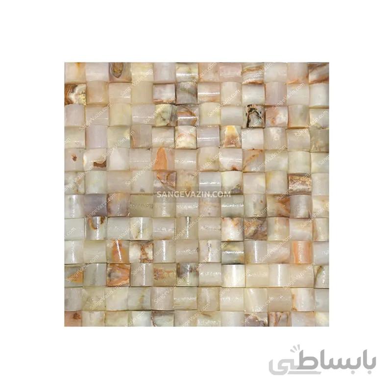 سنگ آنتیک نیم گرد مرمر