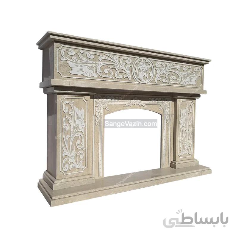شومینه سنگی آفشید