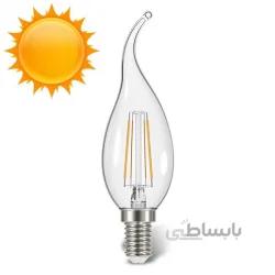 لامپ LED شمعی فیلامنت اشکی 4 وات