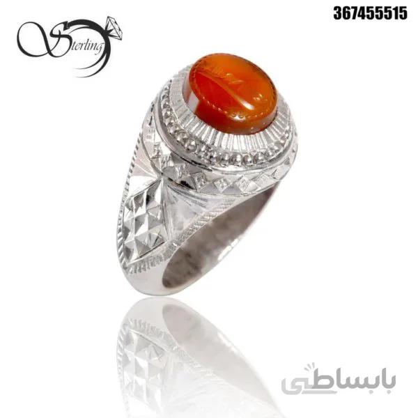 انگشتر نقره شرف الشمس رکاب دست ساز کد:۱۷۰۳