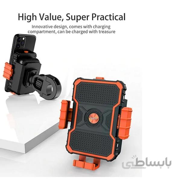 هولدر دوچرخه هولدر موتورسیکلت Motorbike Mobile Phone Holder Cyci ing Popular V01 ا Outdoor Riding Mobile Stand Motorbike Handlebar Phone Holder For IPhone For Samsung For Huawei For Xiaomi Charging Stand For Cyci ing Popular V01