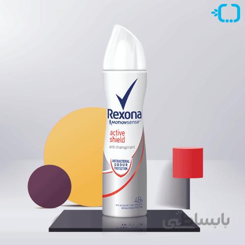 اسپری ضد تعرق زنانه rexona active shield
