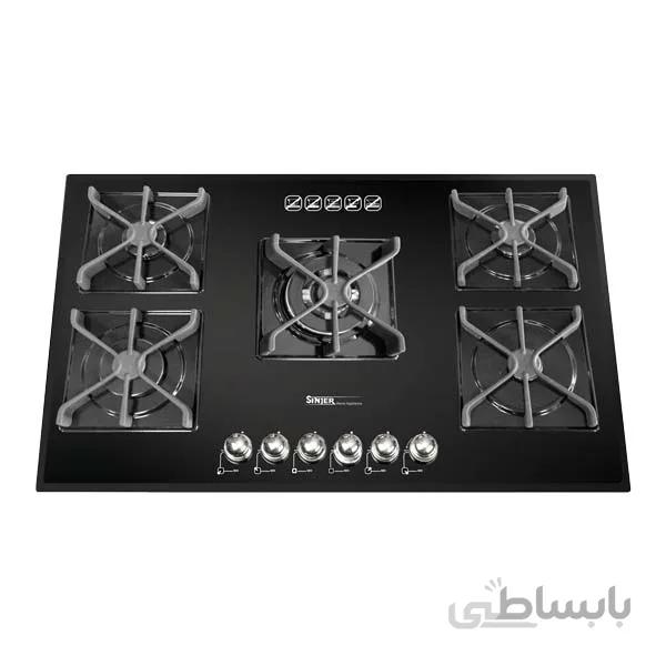 اجاق گاز صفحه ای سینجر پنج شعله مدل SDG-522D ا SINJER SDG-522D GAS STOVE