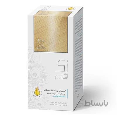 کیت رنگ موی زی فام ۱۱۰ / Zi Fam Hair Color Kit