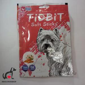 تشويقي مدادي سگ تيدبيت با طعم مرغ و هويج Tidbit PetAlpin