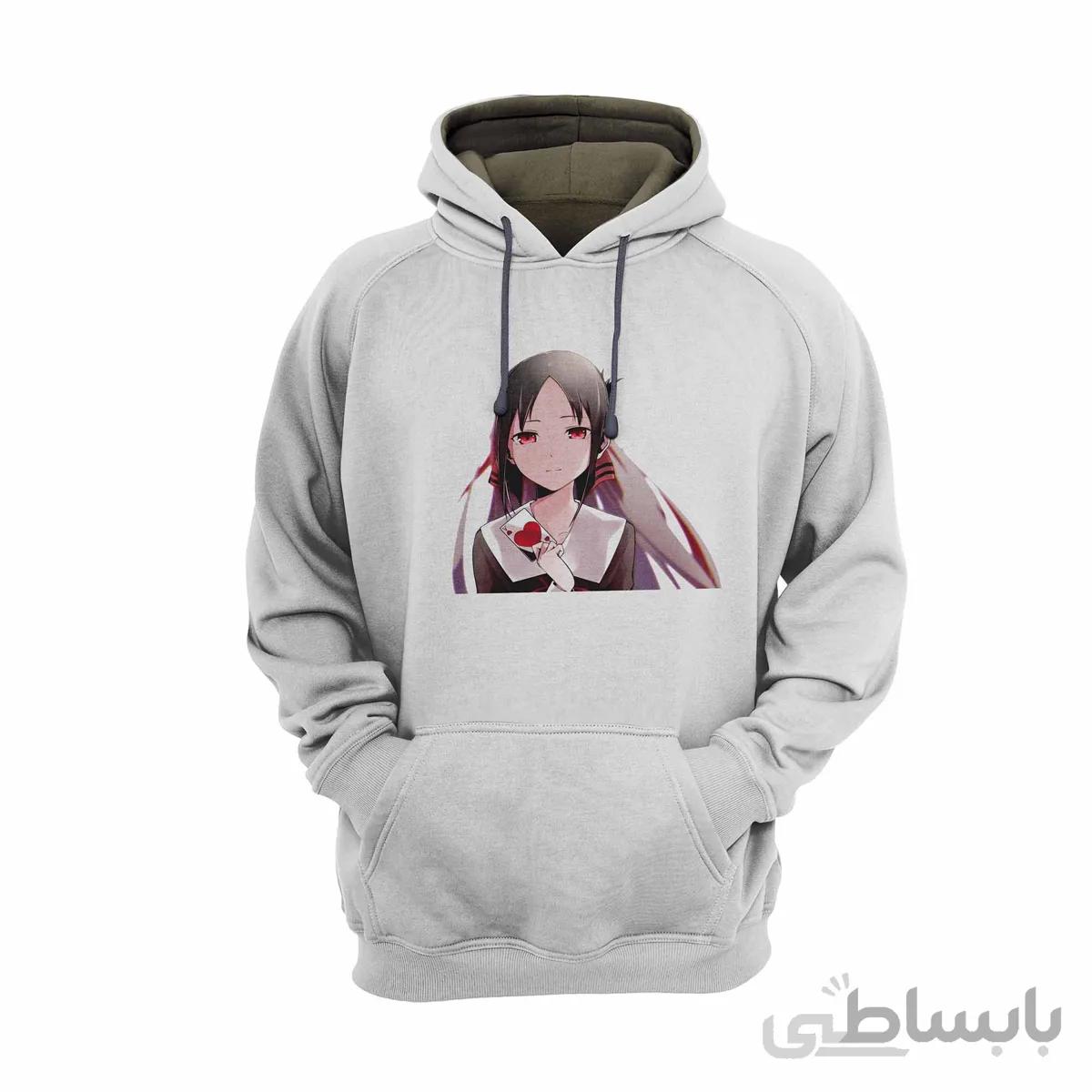 هودی سفید طرح انیمه کاگویا ساما: عشق جنگ است Kaguya-Sama: Love Is War کد KCT10457 کد 285160