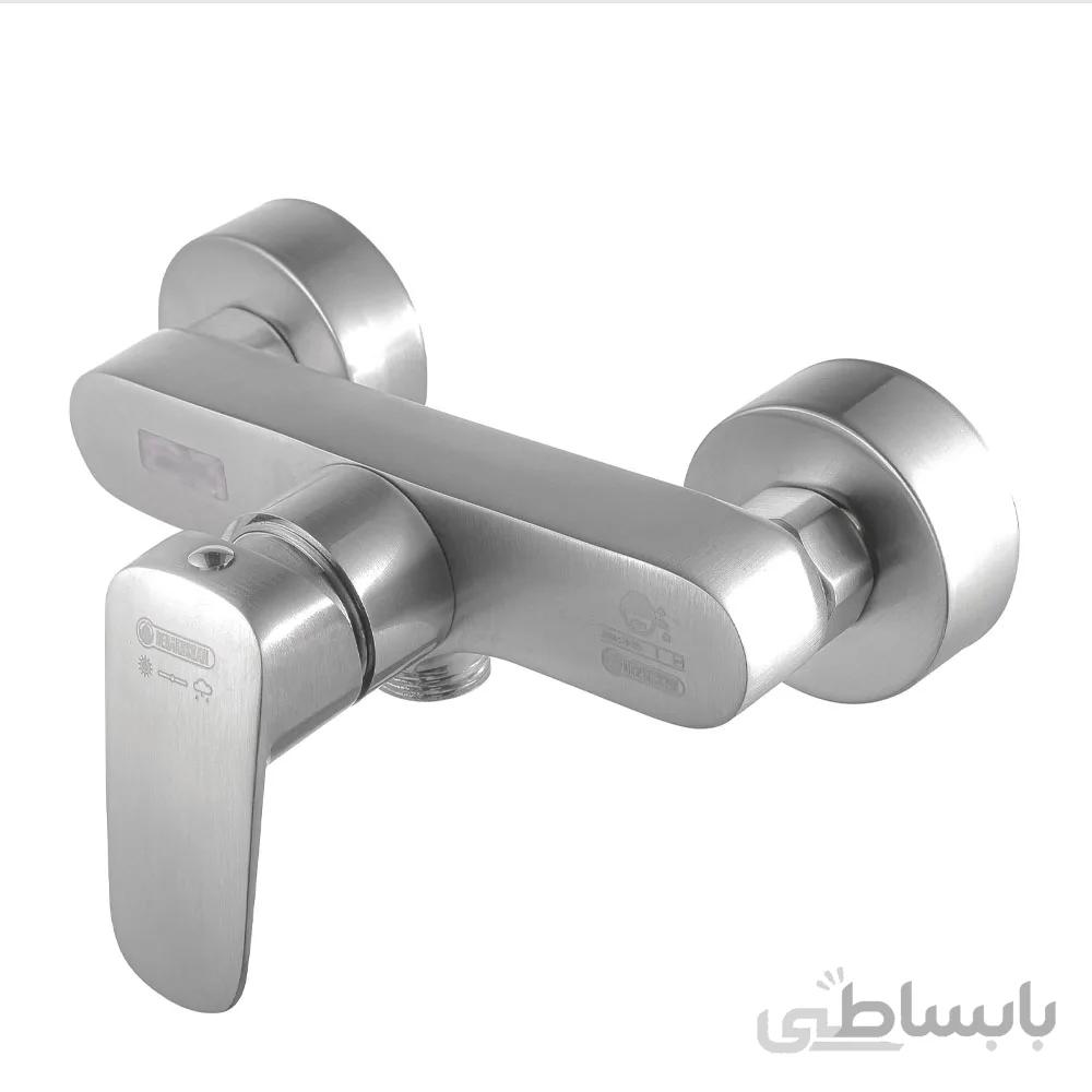 شیر توالت درخشان مدل هانس استیل مات
