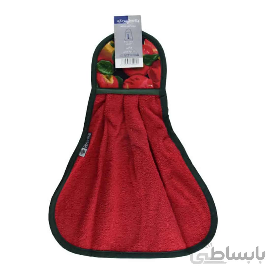 حوله آشپزخانه رزین تاژ طرح سیب چاپی