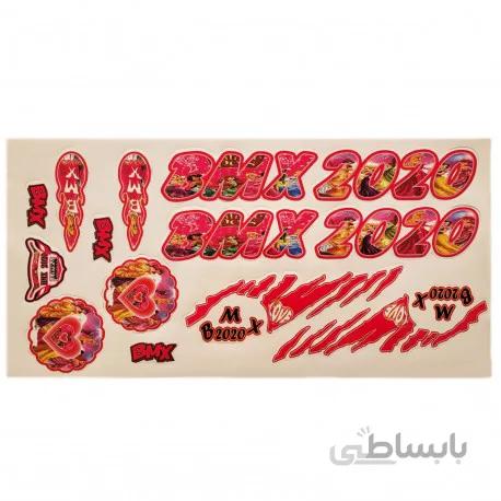 استیکر دوچرخه مدل BARBY
