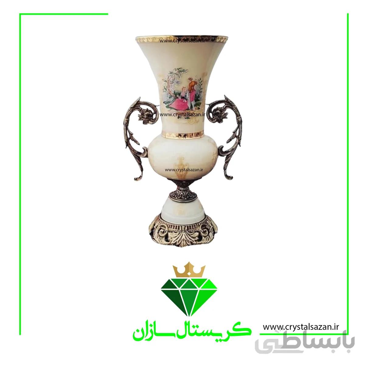 گلدان کریستال کد G1308 کریستال سازان