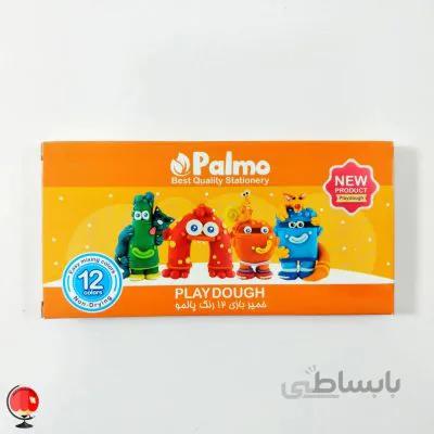 خمیر بازی 12 رنگ مقوا پالمو palmo نارنجی