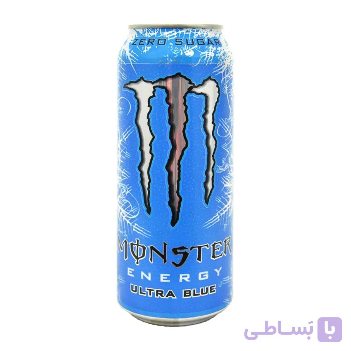 نوشیدنی انرژی زا بدون شکر ۵۰۰ میل اولترا بلو مانستر – monster