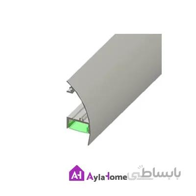 قرنیز آلومینیومی 4 سانتی 4-911 با شیار LED کد LS4 (شاخه 3 متری)