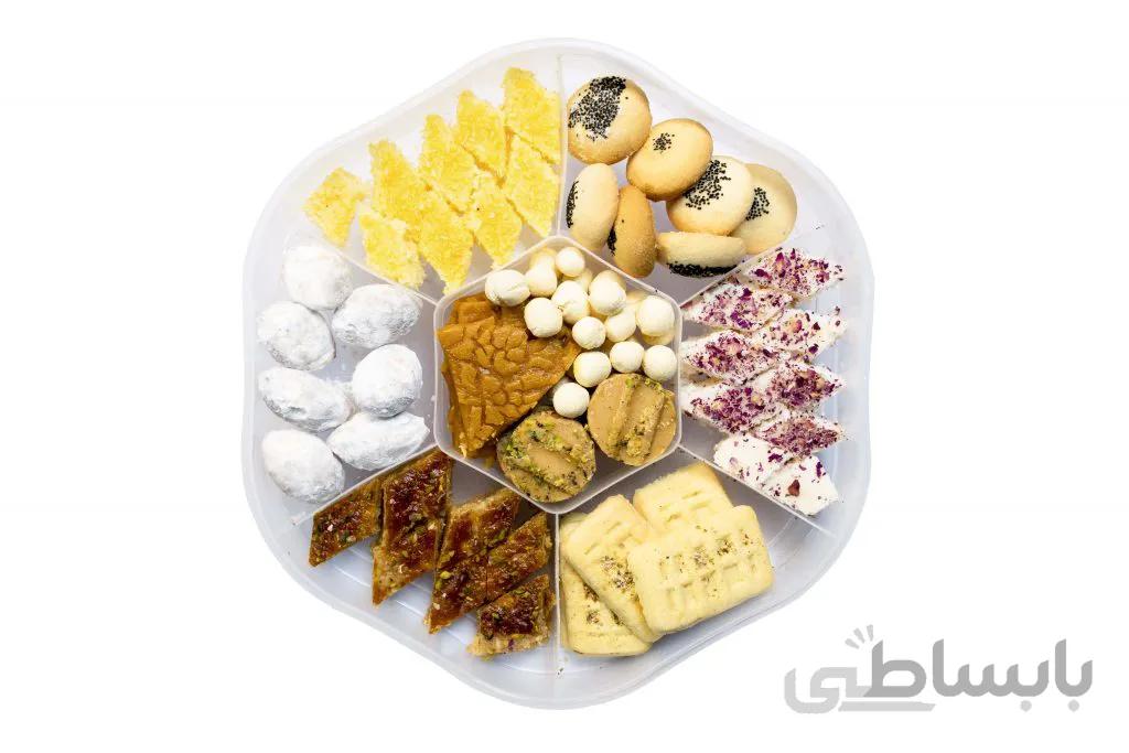 شیرینی مخلوط گل