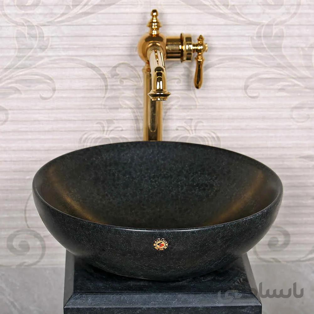 کاسه لاله گرانیت مشکی