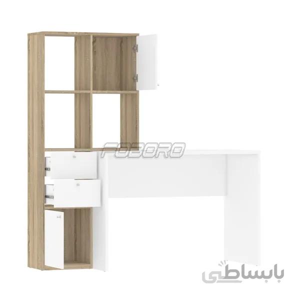 میز تحریر نوجوان کتابخانه دار مدل آیدا