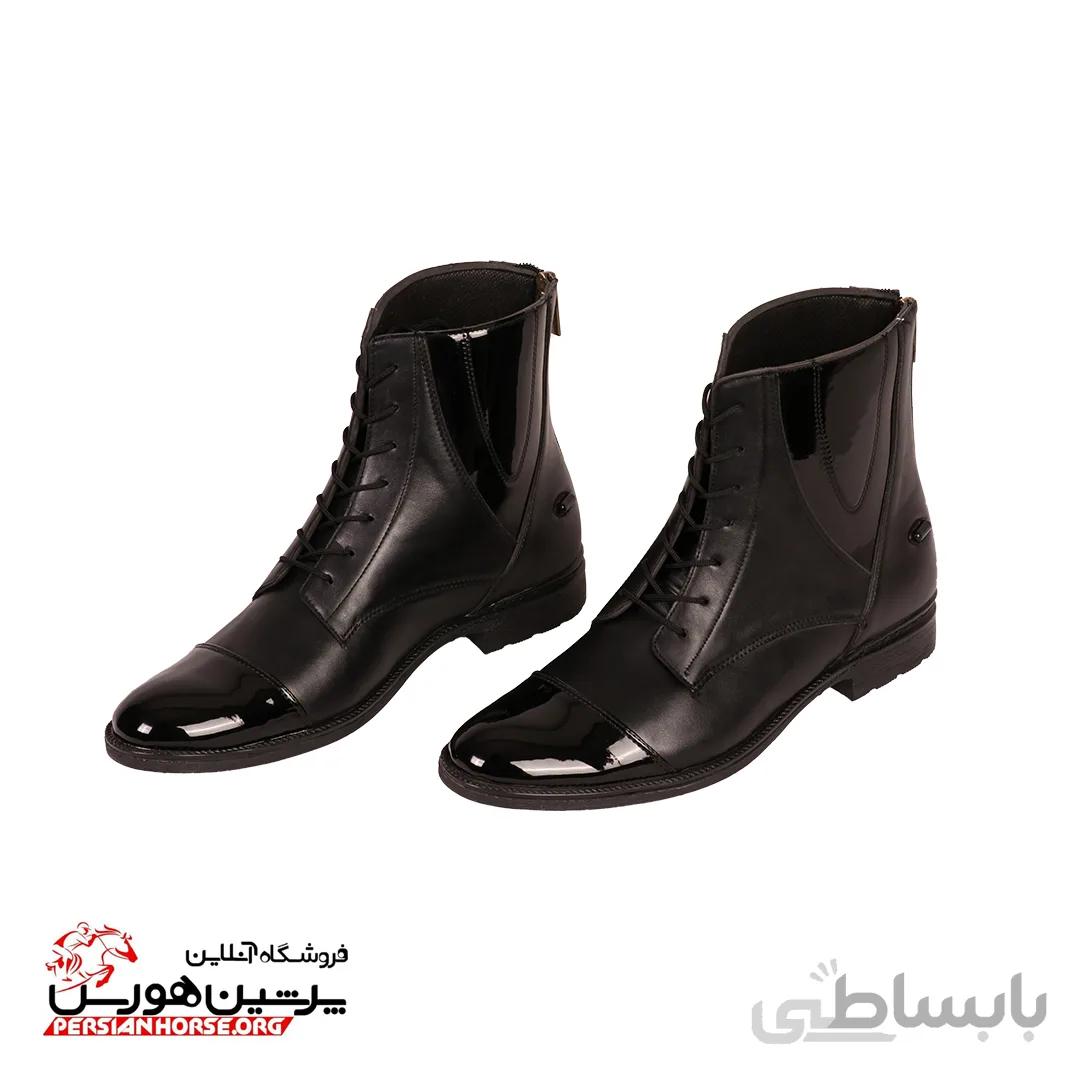 نیم بوت بند دار ورنی پیتکو