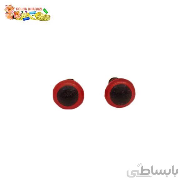 چشم عروسک قرمز بسته 5 جفتی کد3320C