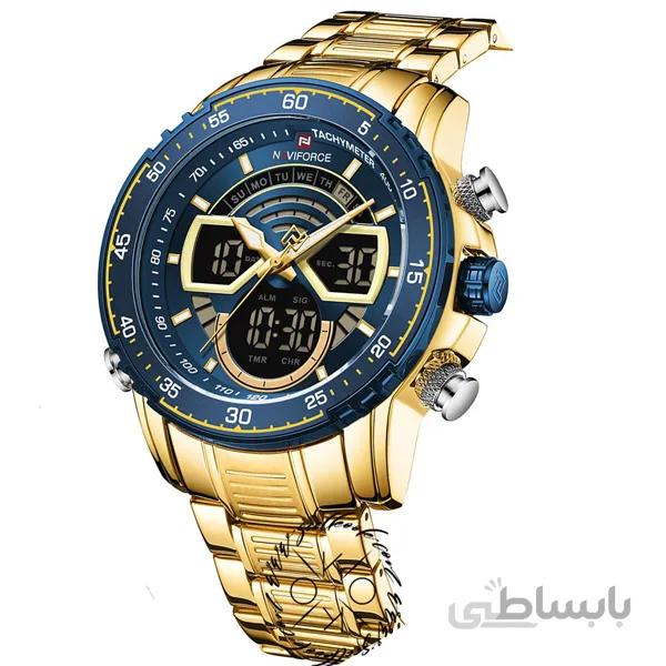 ساعت مچی مردانه نیوی فورس مدل NAVIFORCE NF9189 G/BE