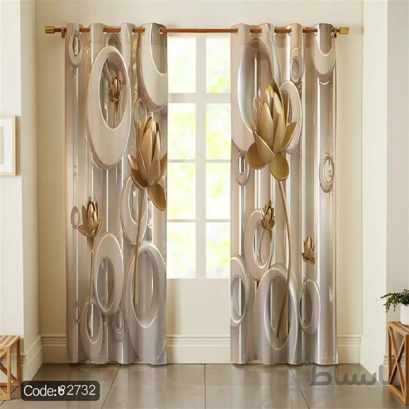 پرده پانچی کد 3d-b-04 طرح سه بعدی زمینه سه بعدی