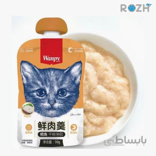پودینگ گربه ونپی طعم ماهی کاد و مرغ