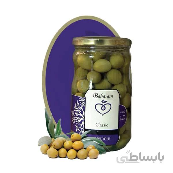 کنسرو زیتون سبز ممتاز