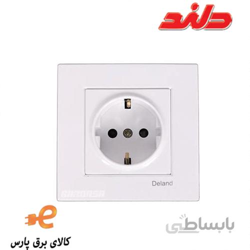پریز آرت محافظ دار با پایه سرامیکی مدل آسا