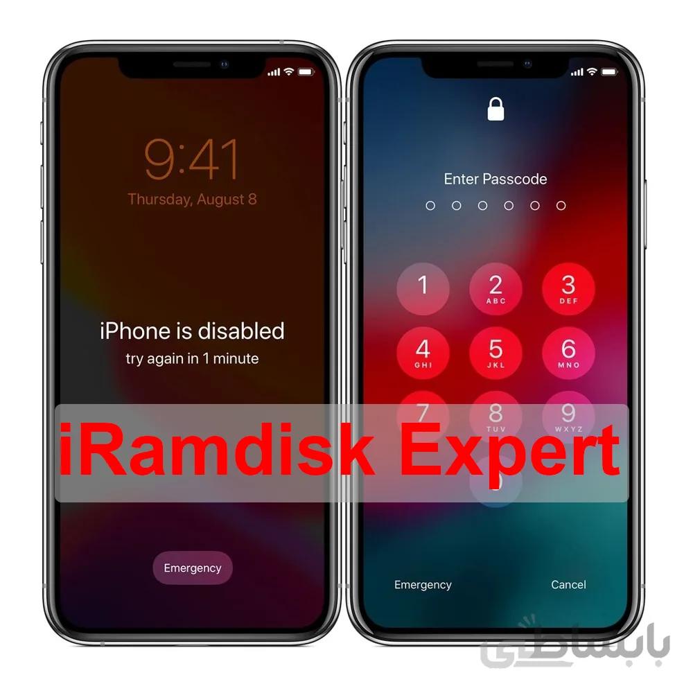 بایپس آیکلود آیفون های قفل صفحه نمایش و دیسیبل - iRamdisk Expert